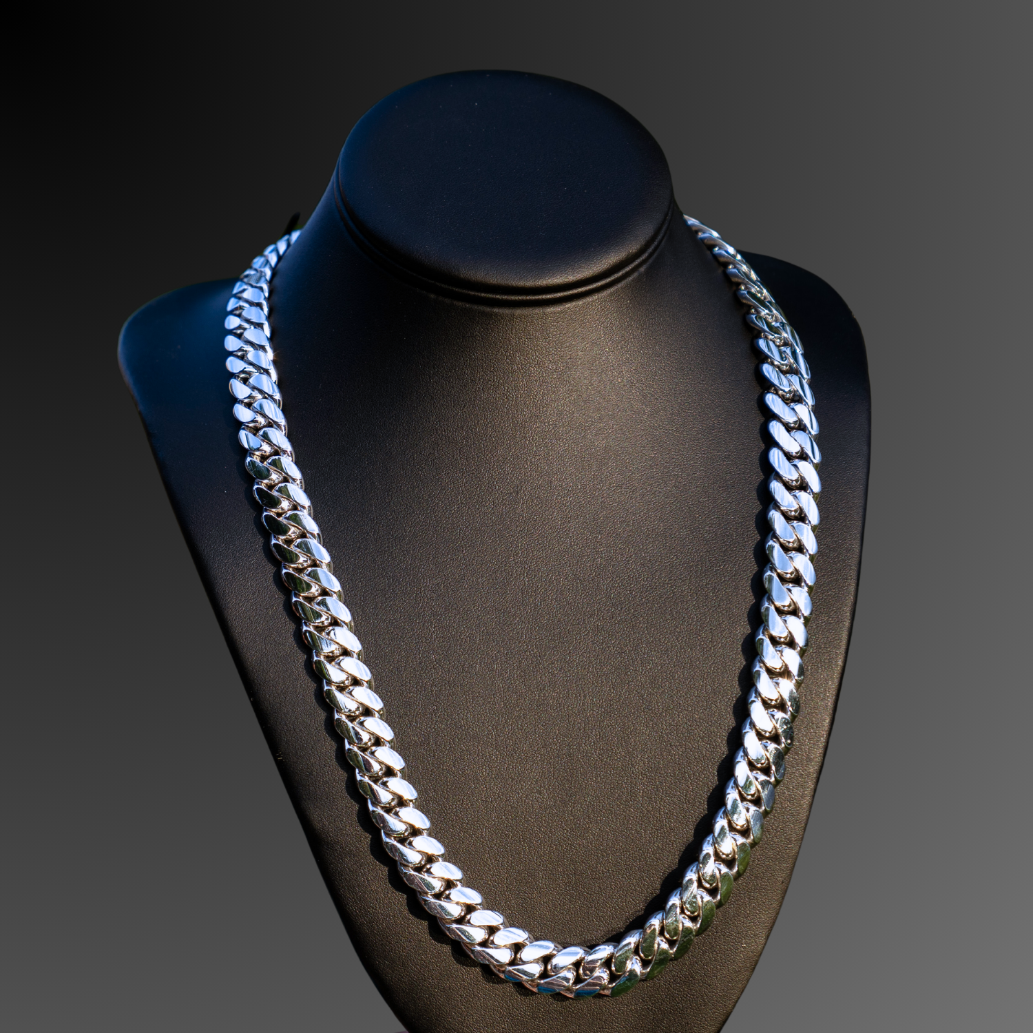 14 MM Silver Miami Cuban Link Chain