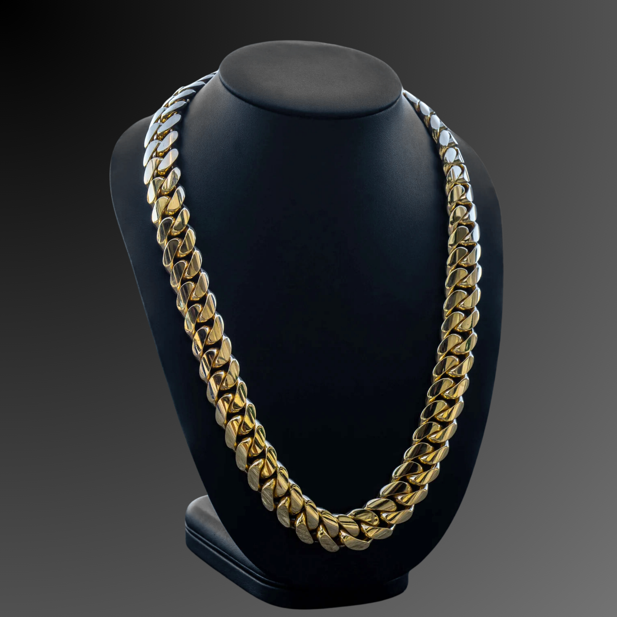 18MM Silver Miami Cuban Link Chain