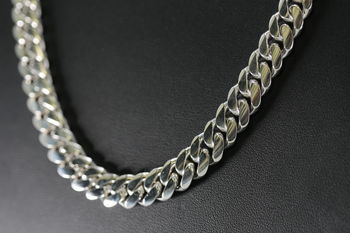 12MM Miami Cuban Link Chain with Moissanite Sleek Lock